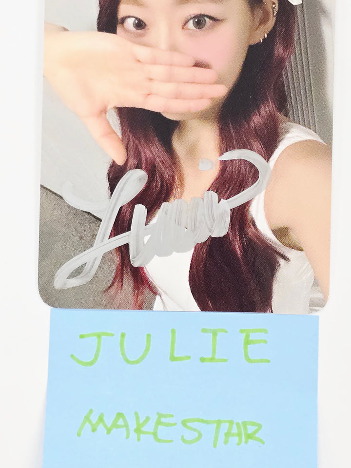 Julie (Of KISS OF LIFE) "224" - Hand Autographed(Signed) Photocard [25.7.8]
