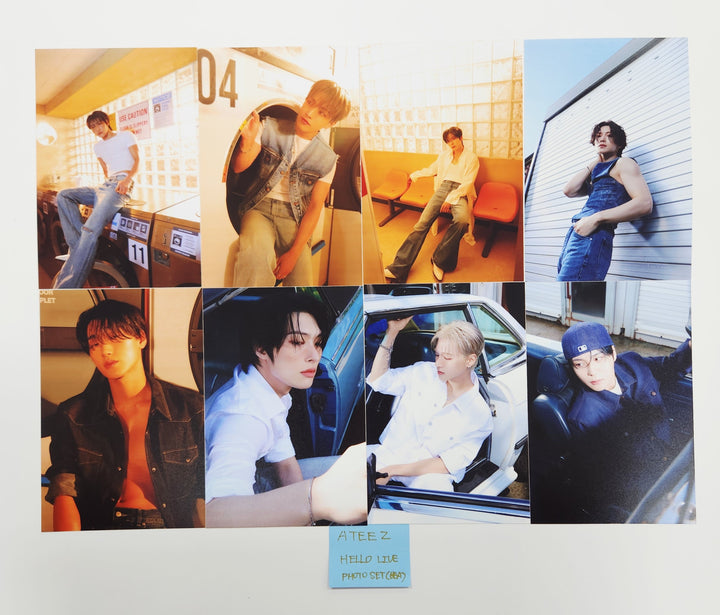 Ateez "GOLDEN HOUR : Part.3" - Hello Live Pre-Order Benefit Photo set (8EA) [25.7.8]