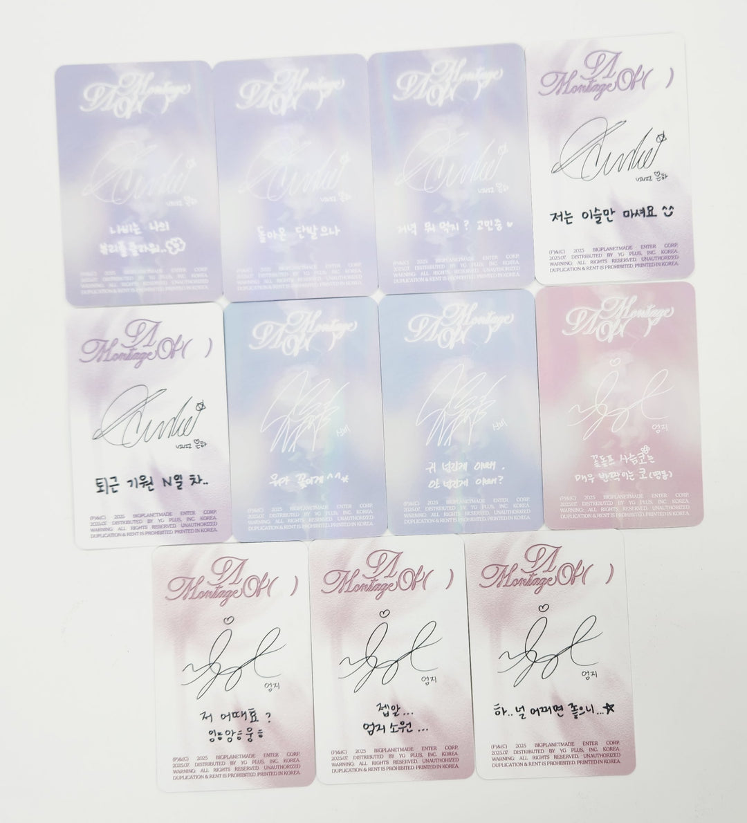 VIVIZ "A Montage of ( )" - Official Photocard [25.7.9]