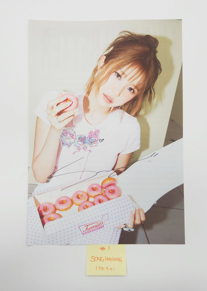 Fromis_9 "From Our 20’s" - A Cut Page From Fansign Event Album [25.7.9]