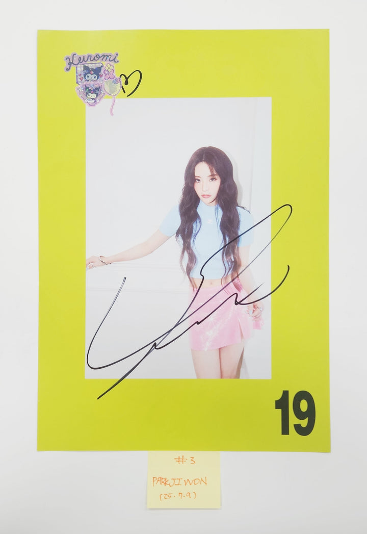 Fromis_9 "From Our 20’s" - A Cut Page From Fansign Event Album [25.7.9]