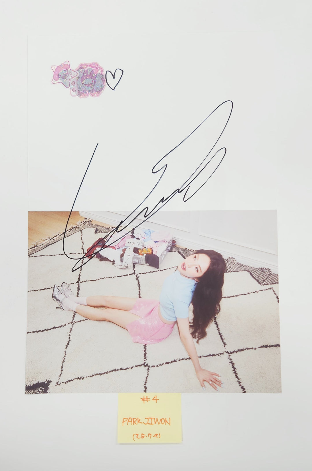 Fromis_9 "From Our 20’s" - A Cut Page From Fansign Event Album [25.7.9]