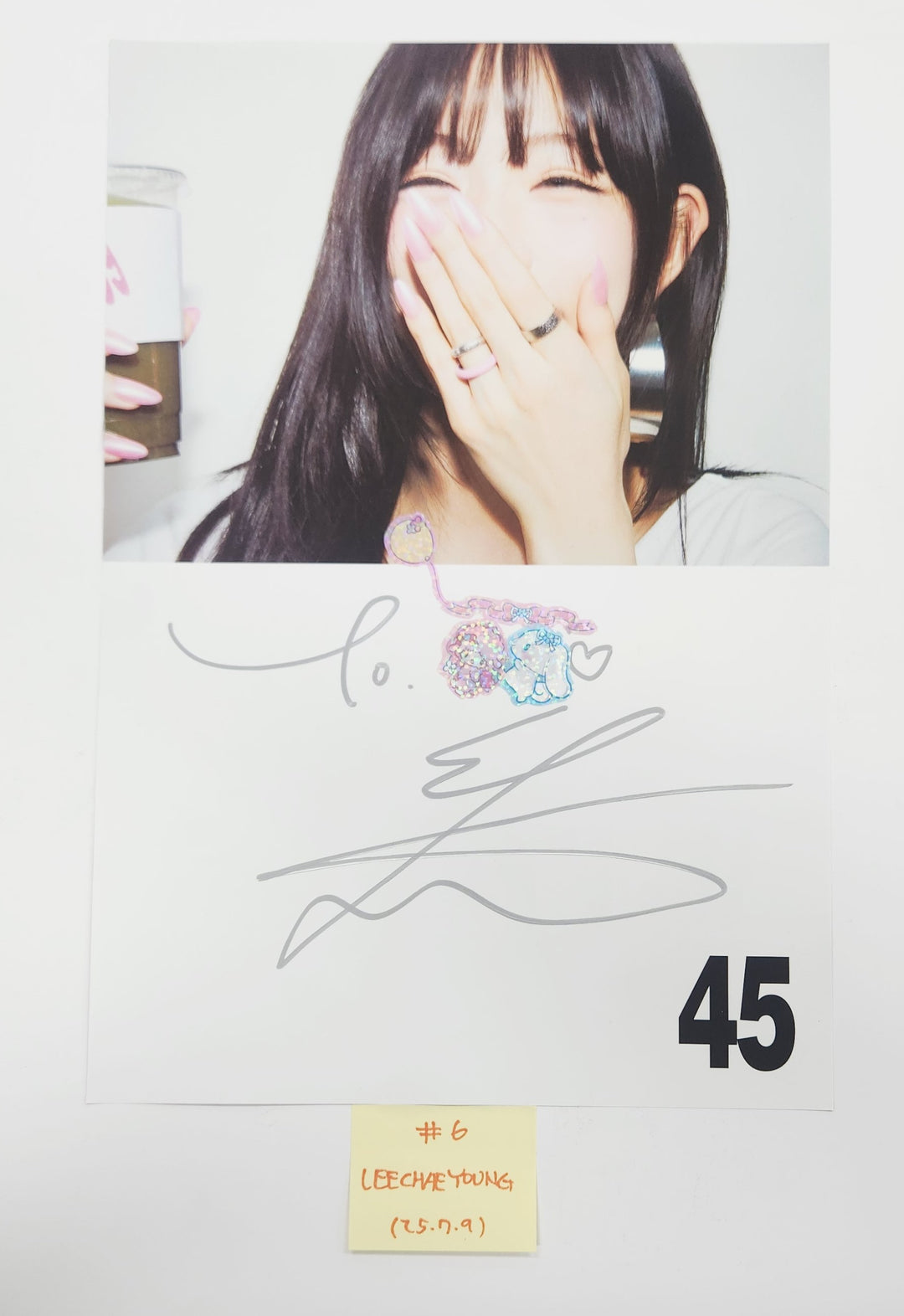 Fromis_9 "From Our 20’s" - A Cut Page From Fansign Event Album [25.7.9]