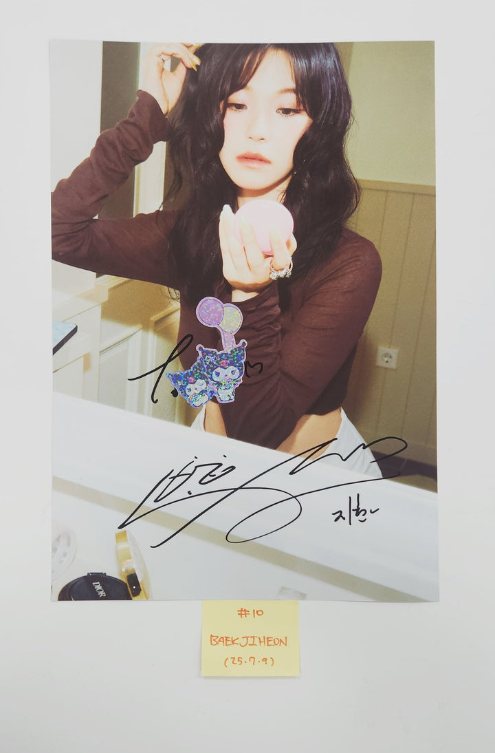 Fromis_9 "From Our 20’s" - A Cut Page From Fansign Event Album [25.7.9]
