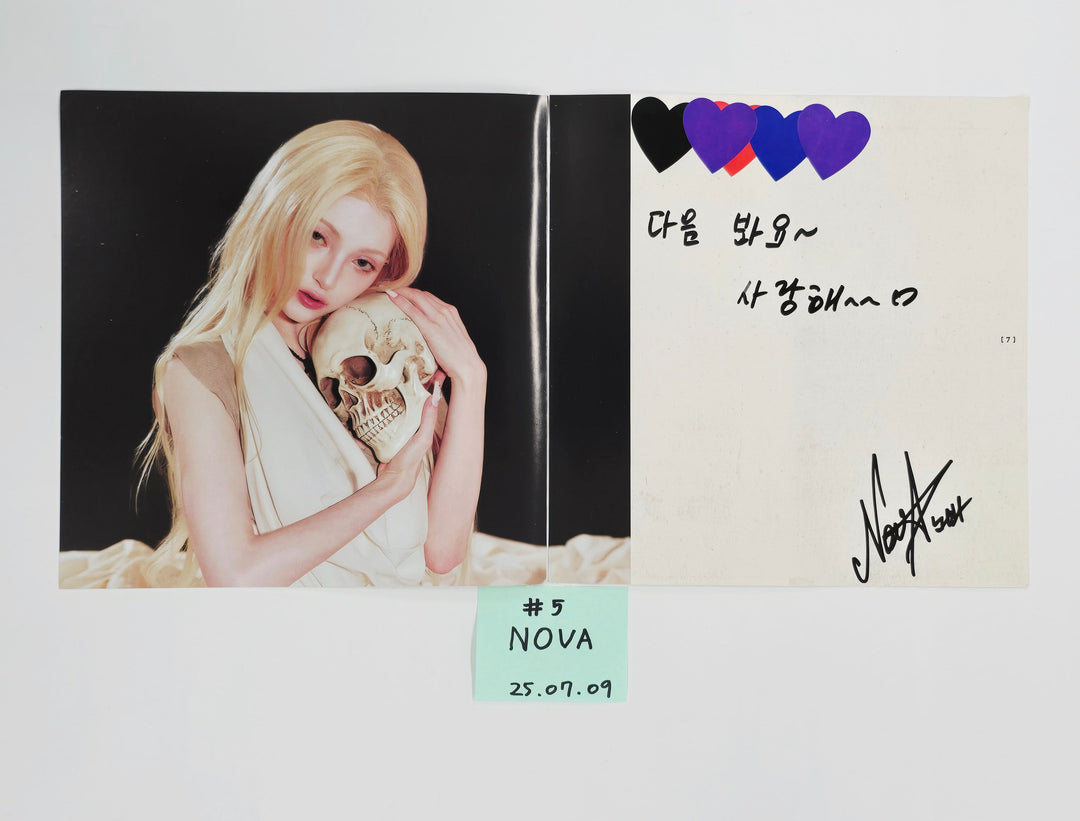 X:IN "Defend Myself" - A Cut Page From Fansign Event Album [25.7.9]