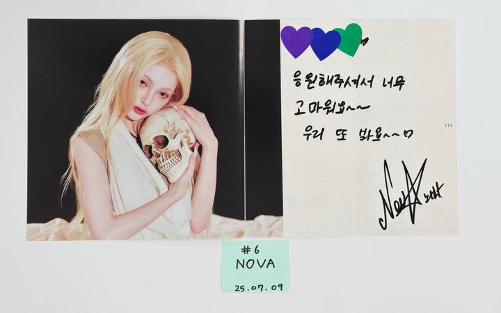 X:IN "Defend Myself" - A Cut Page From Fansign Event Album [25.7.9]