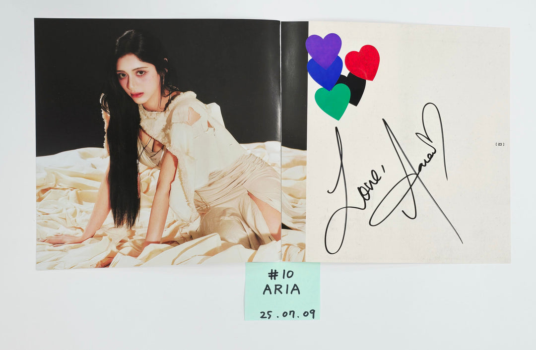 X:IN "Defend Myself" - A Cut Page From Fansign Event Album [25.7.9]