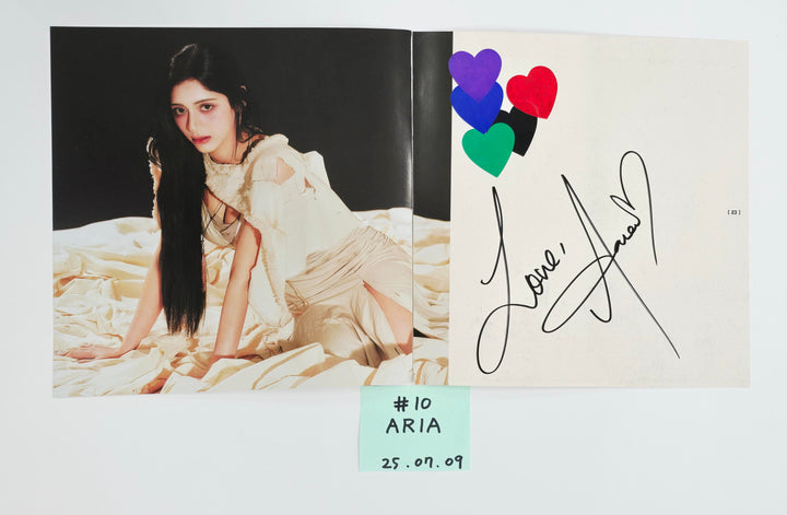 X:IN "Defend Myself" - A Cut Page From Fansign Event Album [25.7.9]