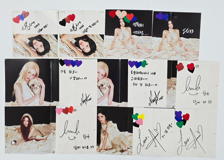 X:IN "Defend Myself" - A Cut Page From Fansign Event Album [25.7.9]