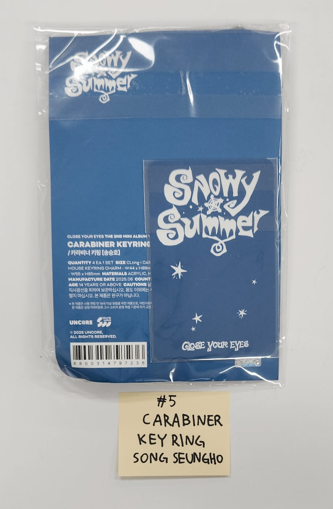 CLOSE YOUR EYES "Snowy Summer" - Official MD [25.7.10]