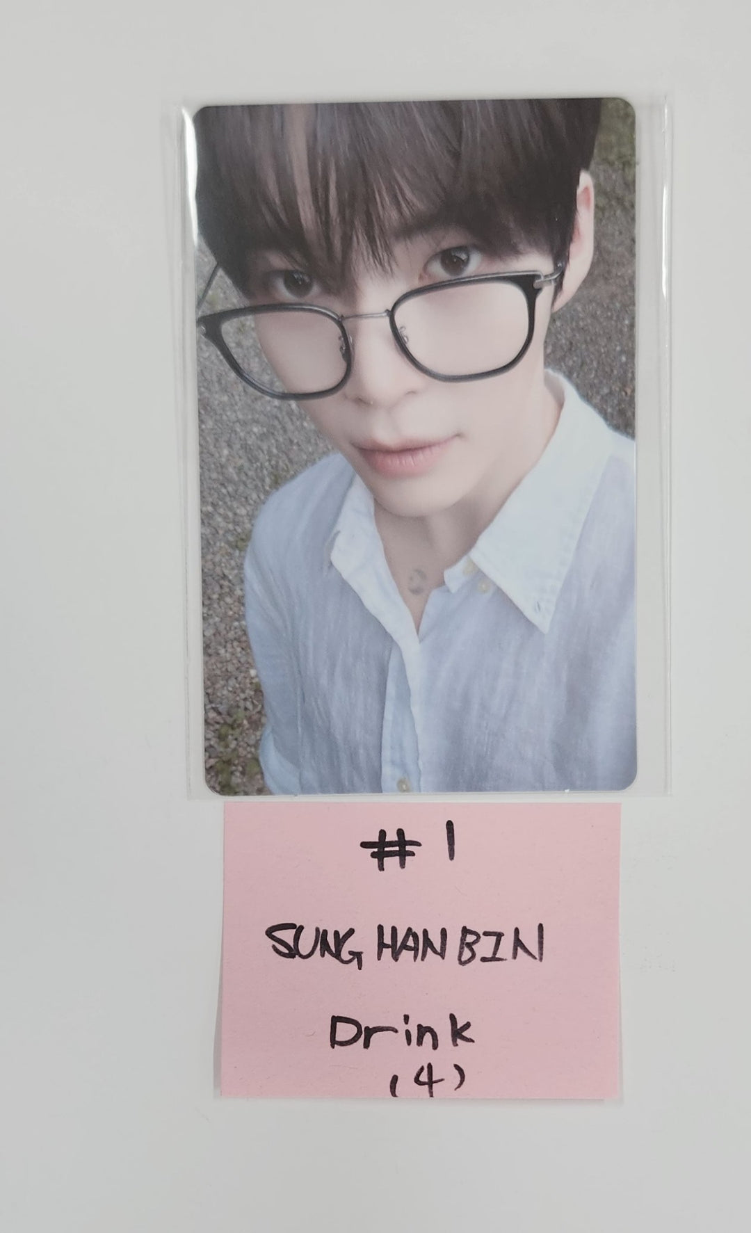 ZeroBaseOne x Our Bakery "Our Blue Bakery" - 2nd Anniversary Pop-Up Drink Event Photocard [25.7.10]