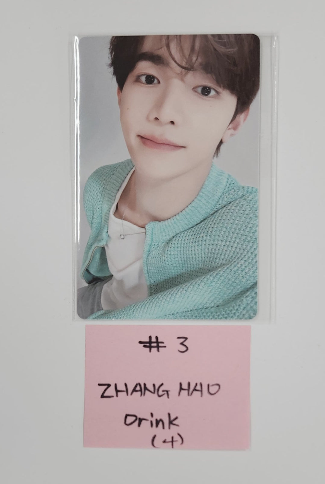 ZeroBaseOne x Our Bakery "Our Blue Bakery" - 2nd Anniversary Pop-Up Drink Event Photocard [25.7.10]