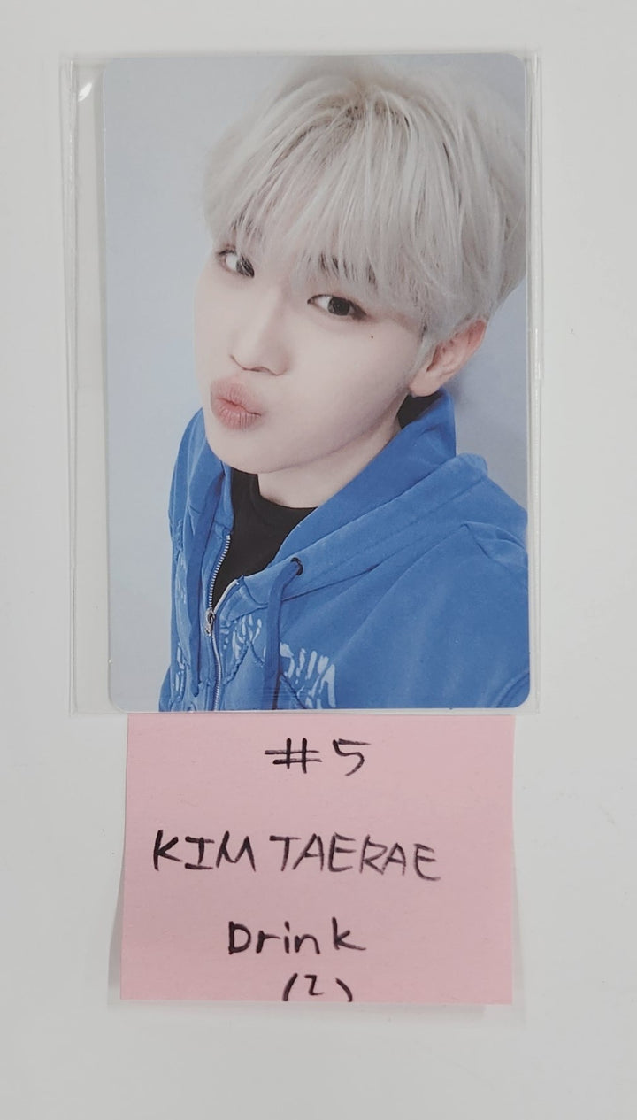 ZeroBaseOne x Our Bakery "Our Blue Bakery" - 2nd Anniversary Pop-Up Drink Event Photocard [25.7.10]