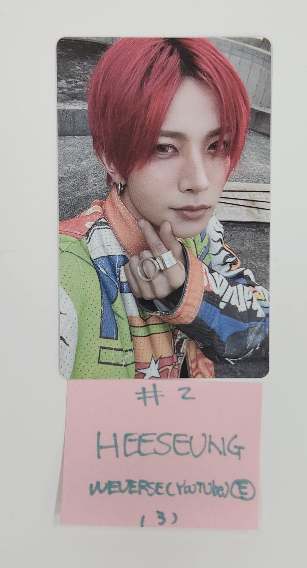 Enhypen "Desire : Unleash" - Weverse Shop (YouTube) Gift Photocard [ENGENE ver.] [25.7.10]