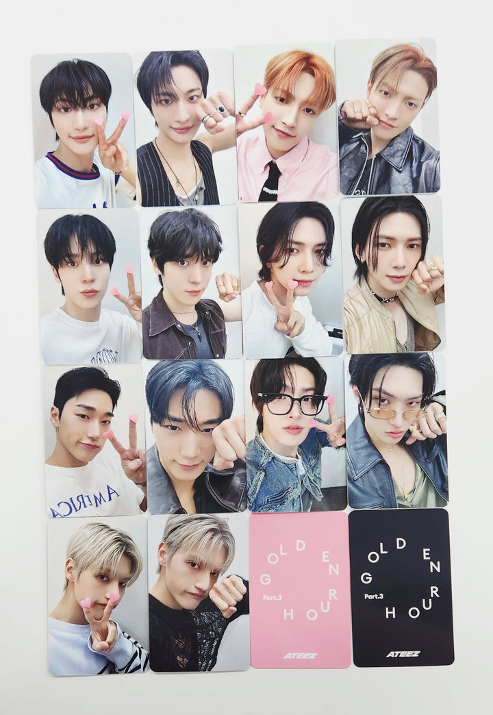 Ateez "GOLDEN HOUR : Part.3" - Apple Music Lucky Draw Event Photocard [Poca Ver.] [25.7.11]