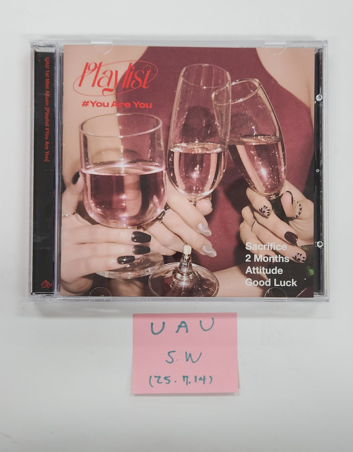 UAU "Playlist #You Are You" - Hand Autograhped(Signed) Album [25.7.14]