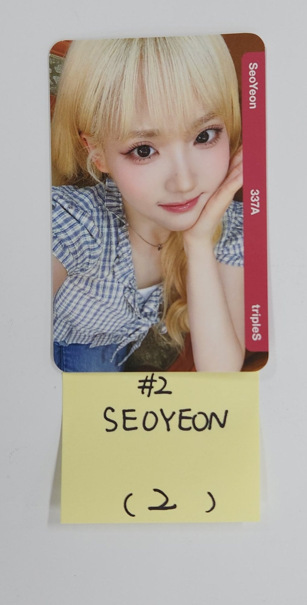 TripleS Atom02 Double Class Objekt (336A, 337A) "ALive 25 Only" - Official Photocard (1) [25.7.14]