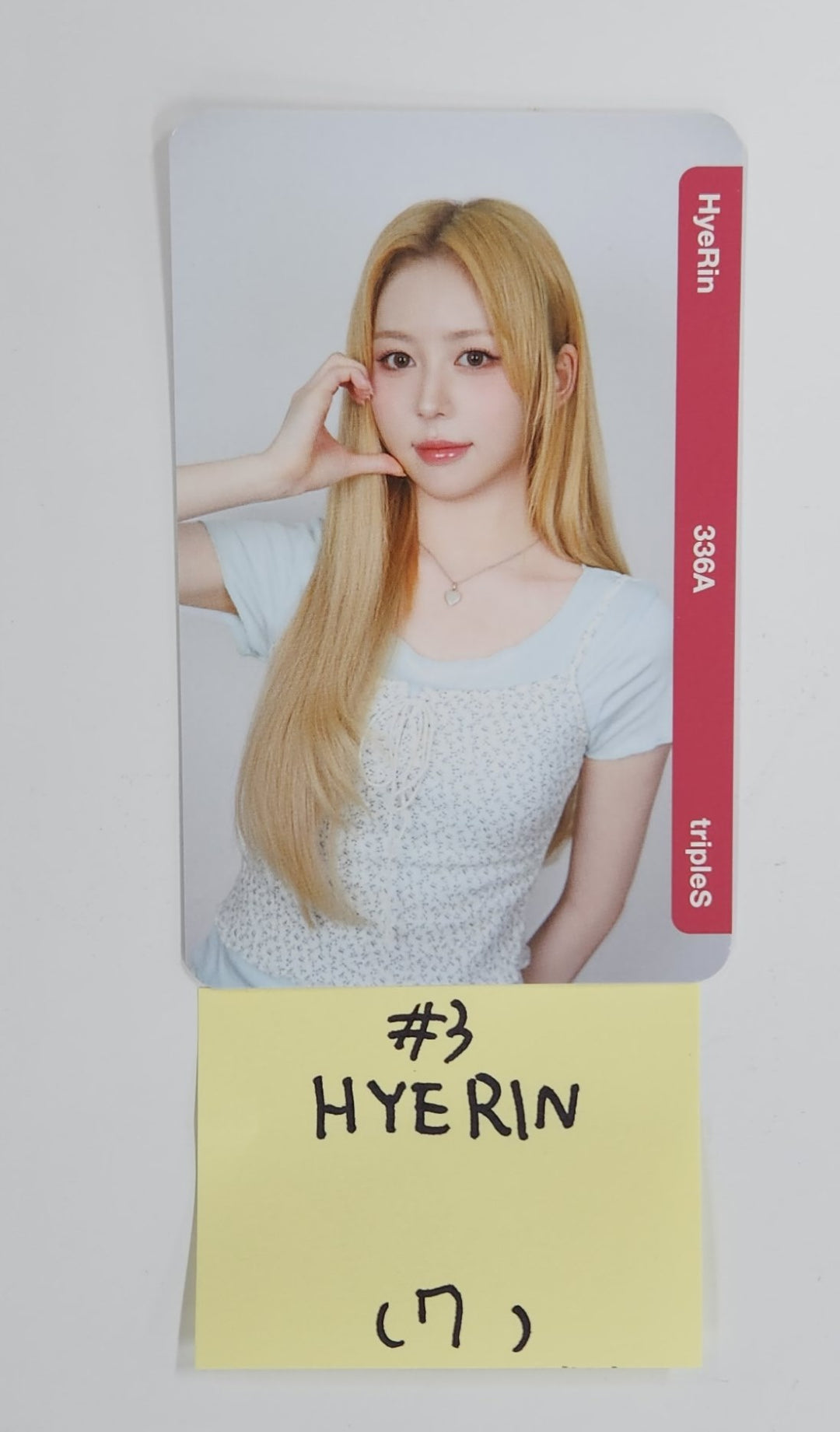 TripleS Atom02 Double Class Objekt (336A, 337A) "ALive 25 Only" - Official Photocard (1) [25.7.14]