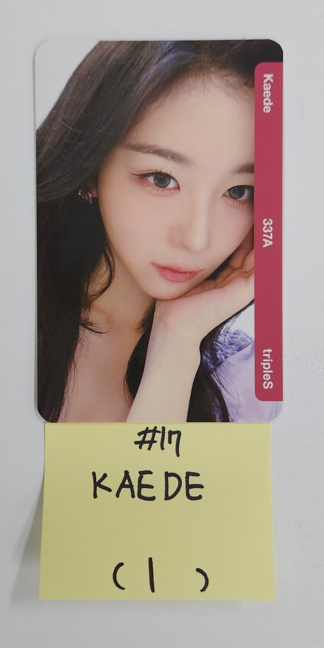 TripleS Atom02 Double Class Objekt (336A, 337A) "ALive 25 Only" - Official Photocard (1) [25.7.14]