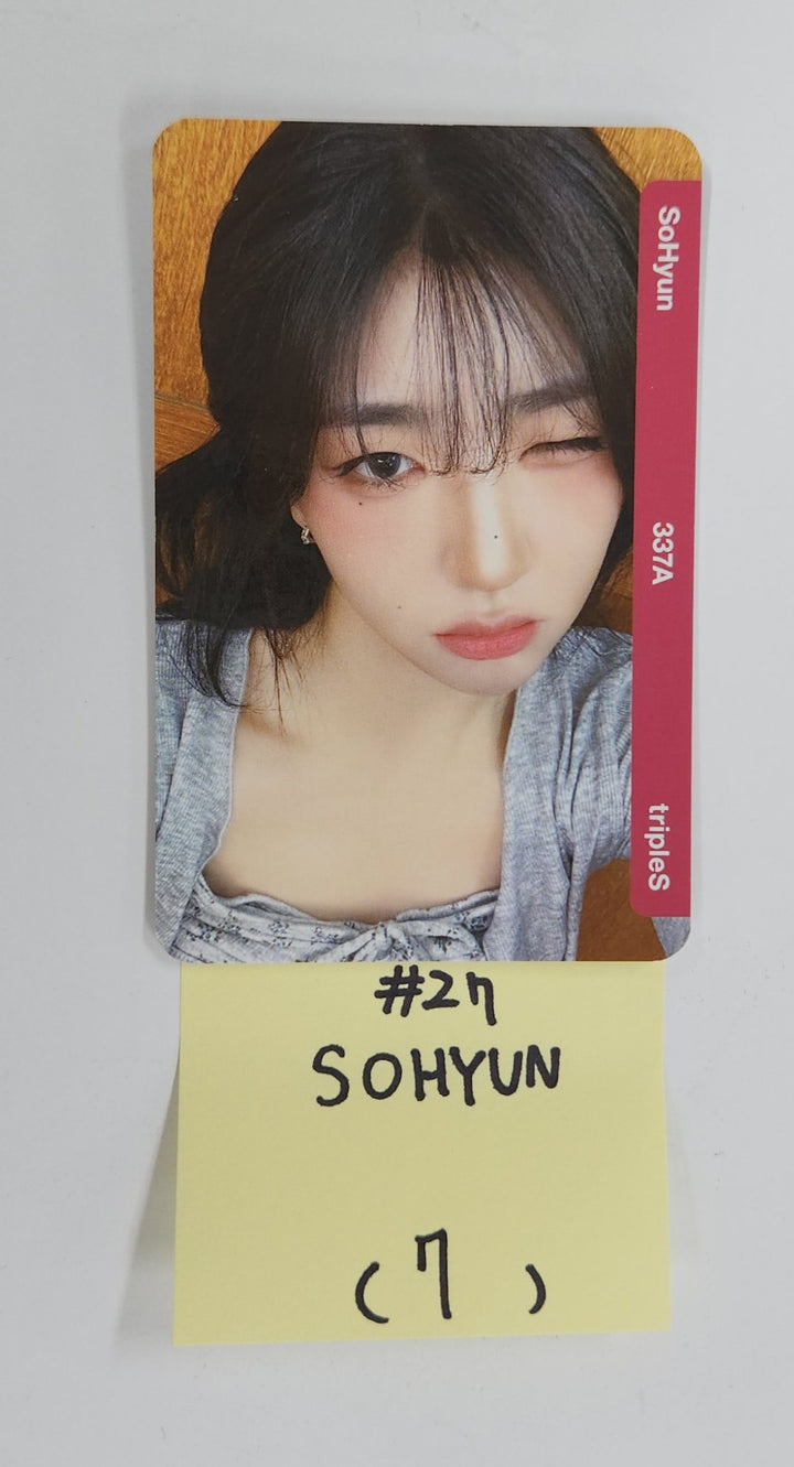 TripleS Atom02 Double Class Objekt (336A, 337A) "ALive 25 Only" - Official Photocard (2) [25.7.14]