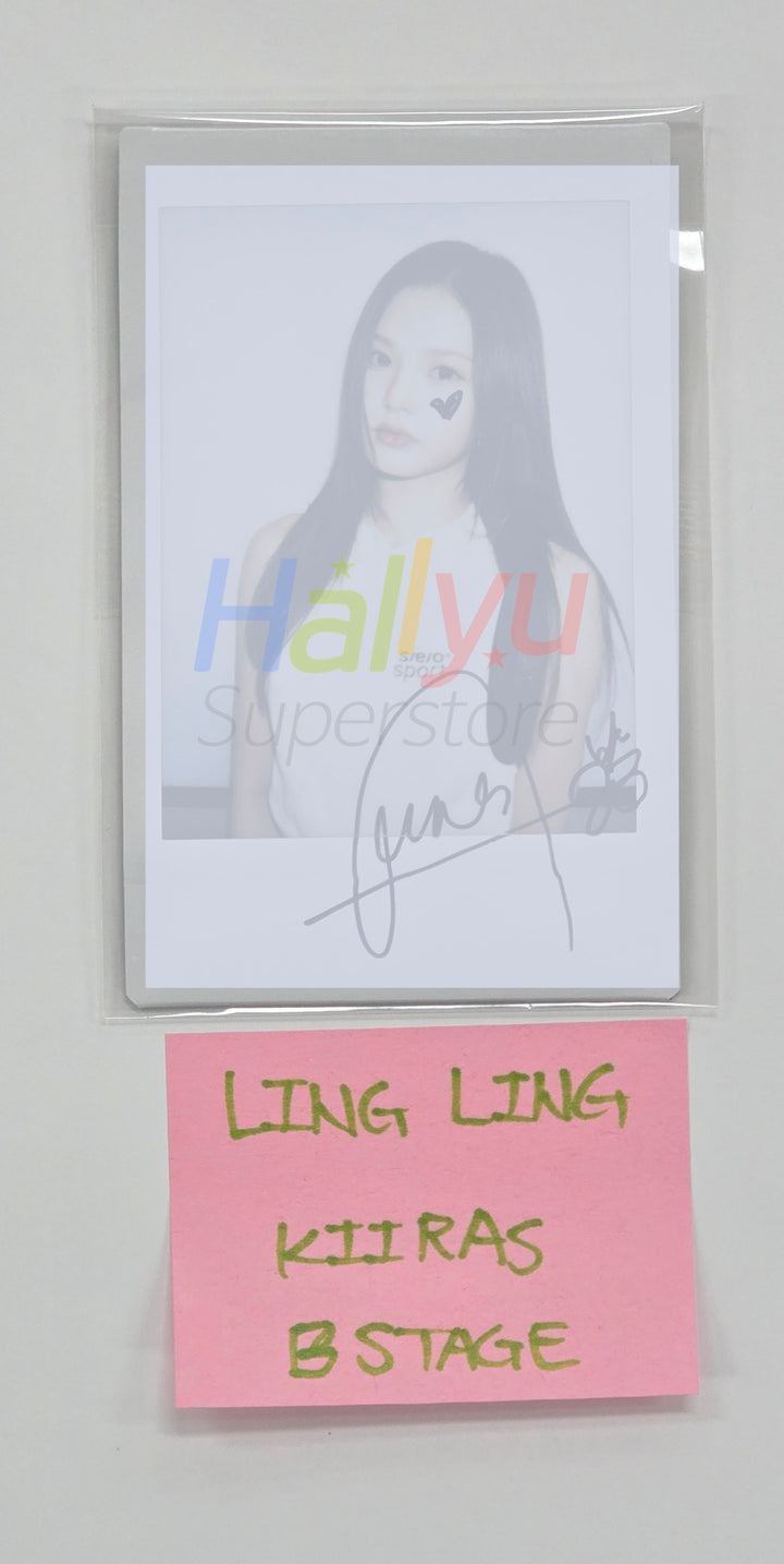 Ling Ling (Of KIIRAS) "KILL MA BO$$" - Hand Autograhped(Signed) Polaroid [25.7.17]