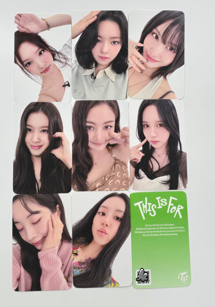 TWICE "THIS IS FOR" - FANS Pre-Order Benefit Photocard [POLAROID Ver.] [25.7.17]