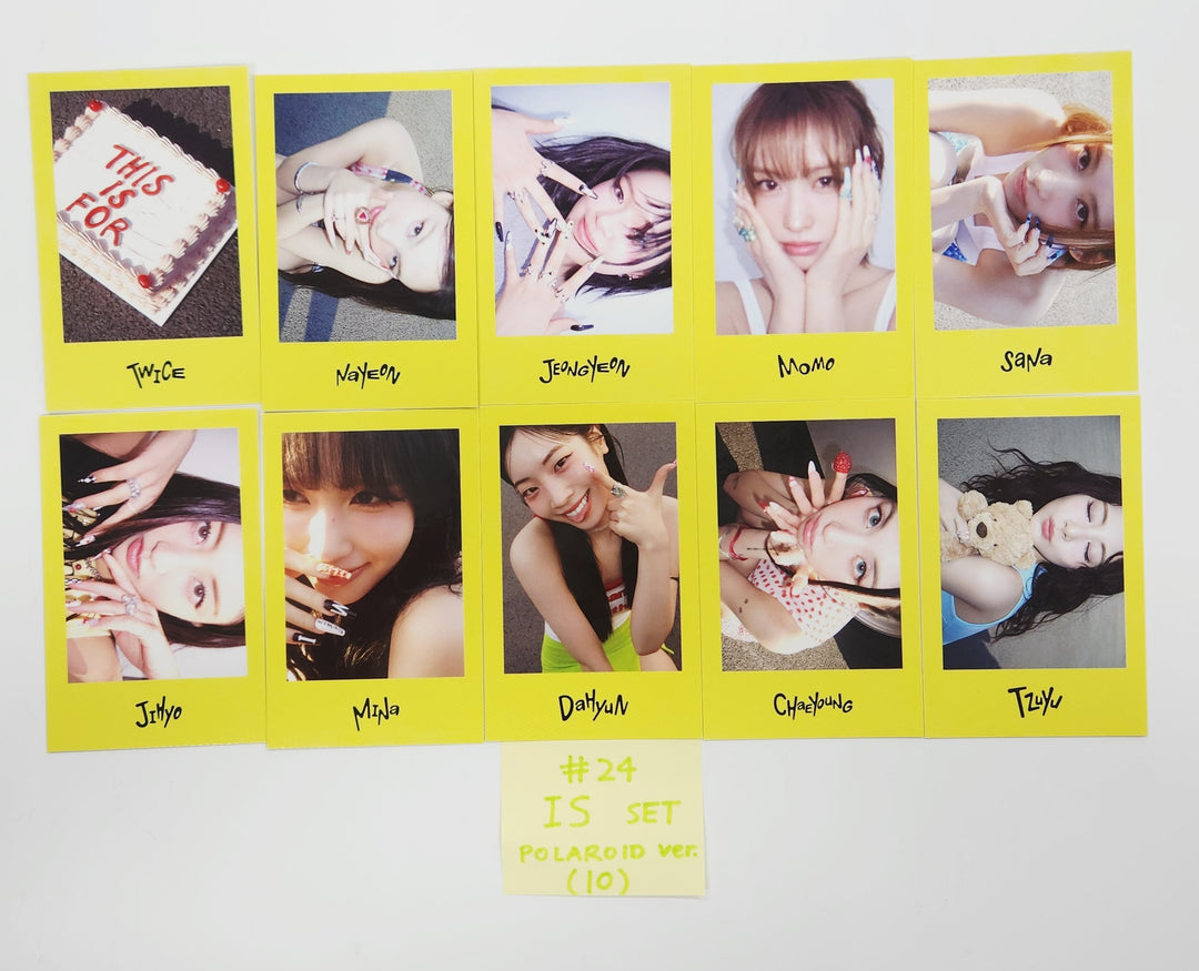 TWICE "THIS IS FOR" - Official Photocard [Polaroid Ver.] [25.7.17]
