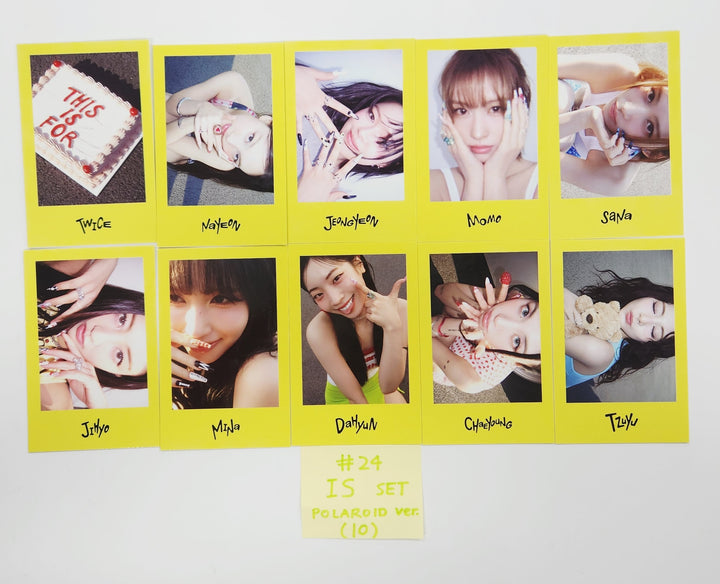 TWICE "THIS IS FOR" - Official Photocard [Polaroid Ver.] [25.7.17]