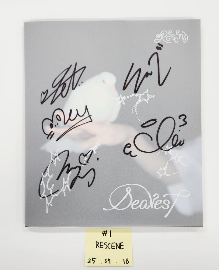ifeye "sweet tang", ARrC "HOPE", ONEW "PERCENT", Rescene "Dearest" - Hand Autographed(signed) Promo Album [25.7.18]