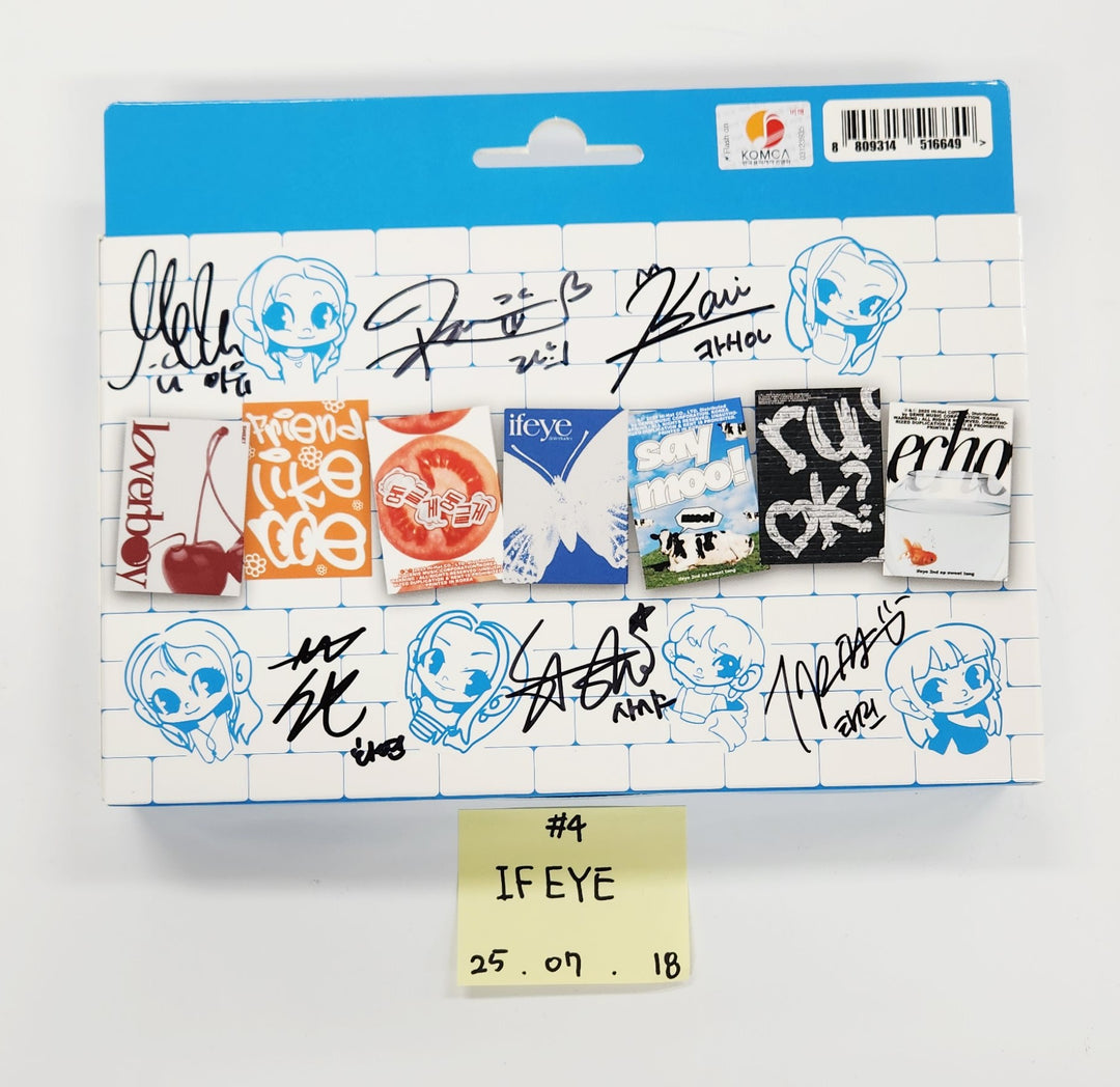 ifeye "sweet tang", ARrC "HOPE", ONEW "PERCENT", Rescene "Dearest" - Hand Autographed(signed) Promo Album [25.7.18]