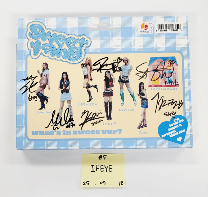 ifeye "sweet tang", ARrC "HOPE", ONEW "PERCENT", Rescene "Dearest" - Hand Autographed(signed) Promo Album [25.7.18]