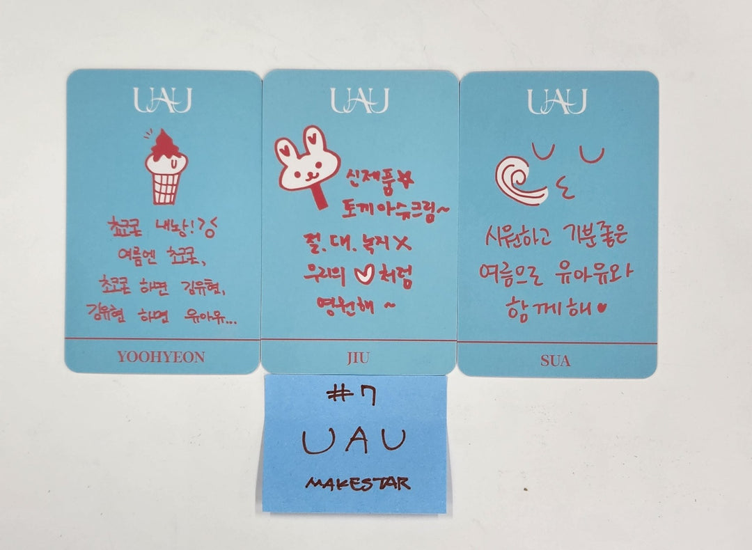 UAU "Playlist #You Are You" - Makestar Fansign Event Photocard [Poca Ver.] [25.7.21]