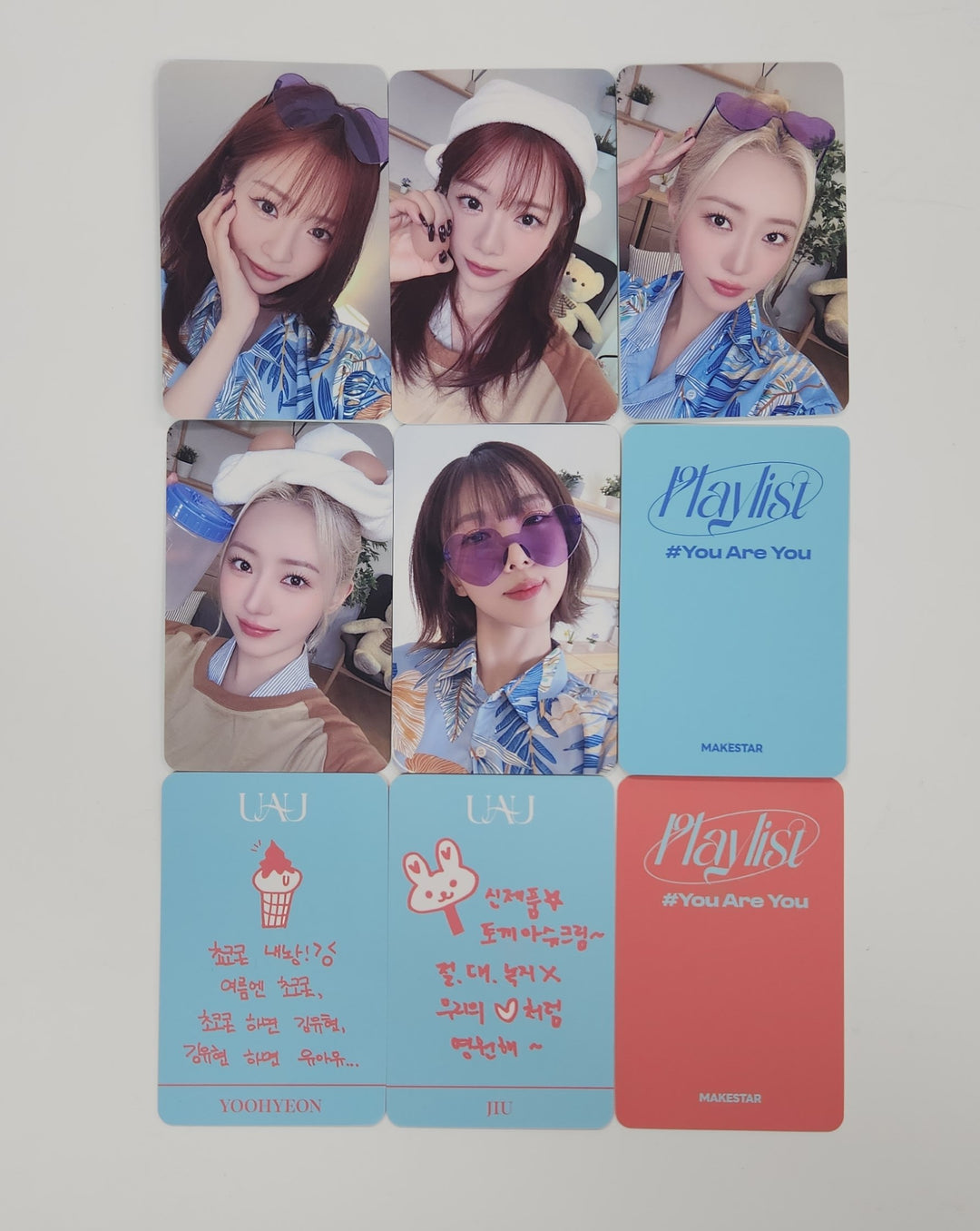 UAU "Playlist #You Are You" - Makestar Fansign Event Photocard [Poca Ver.] [25.7.21]