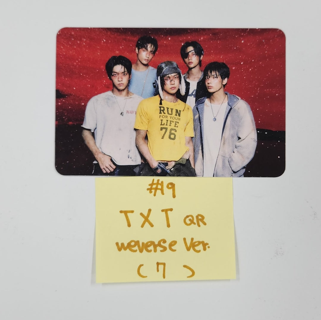 TXT "TOGETHER" - Official Photocard [Weverse Album Ver.] [25.7.22]