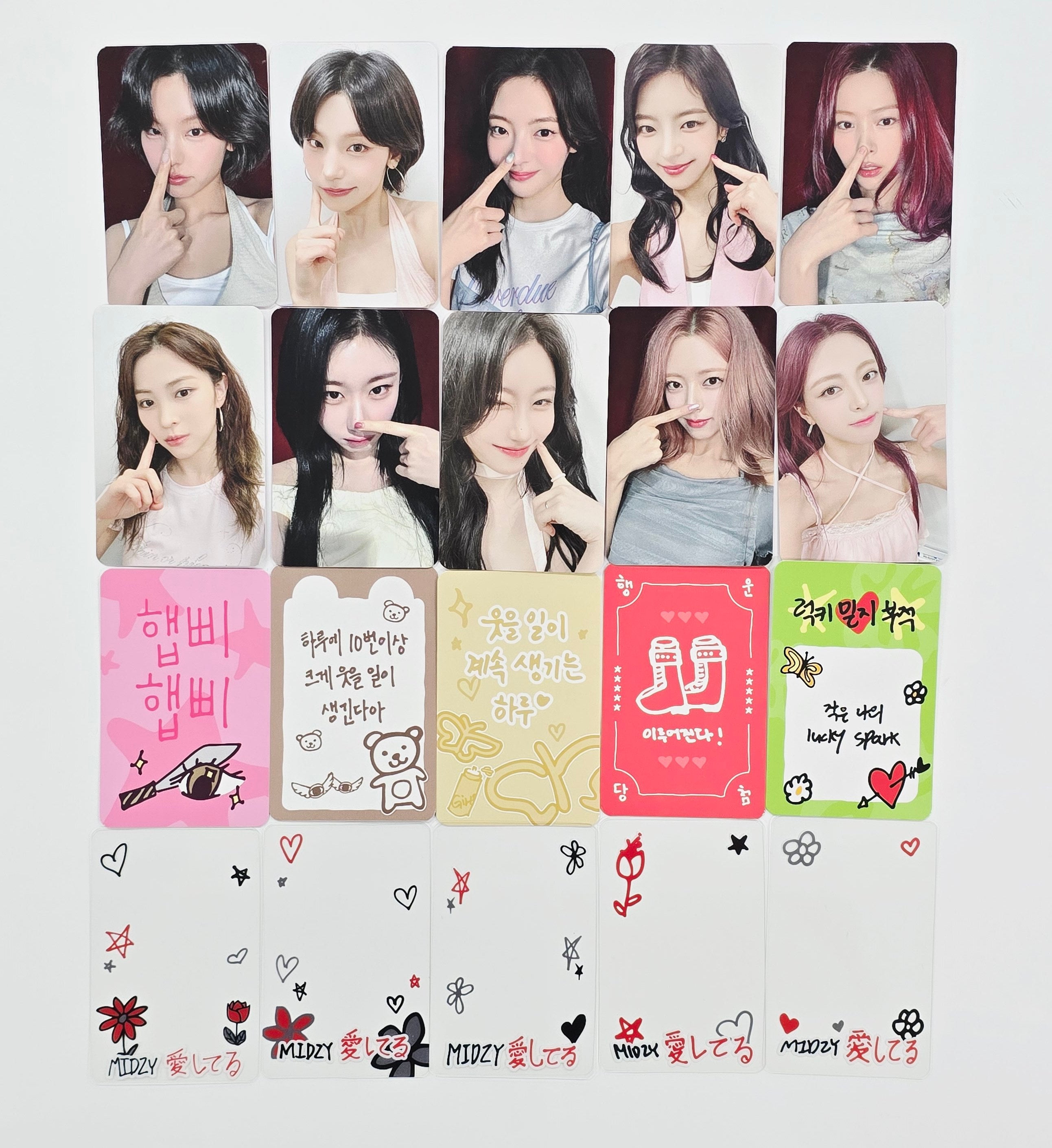 ITZY  サインアルバム  withdrama ITZY 1st Album Crazy In Love Official PVC Photocard