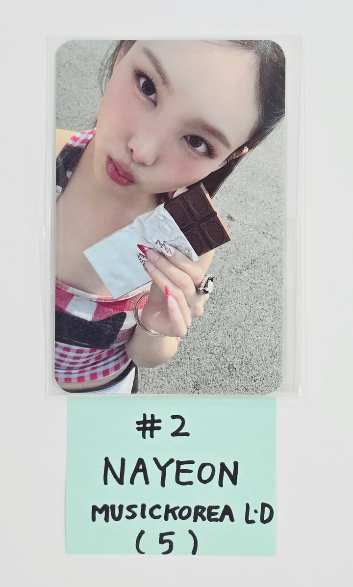 TWICE "THIS IS FOR" - Music Korea Lucky Draw Event Photocard [25.7.24]