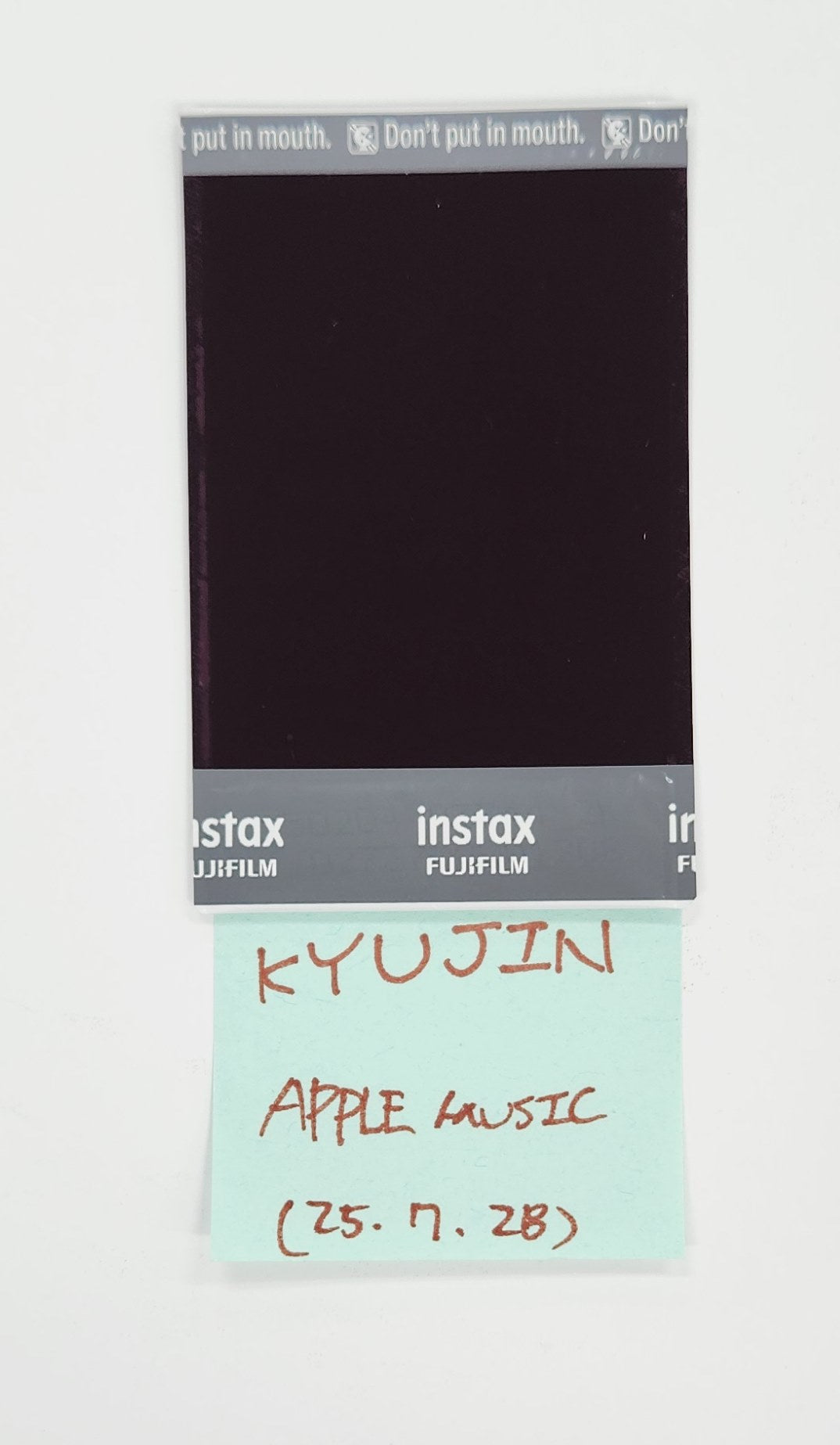 Kyujin (Of NMIXX) "Fe3O4: FORWARD" - Hand Autograhped(Signed) Polaroid [25.7.28]