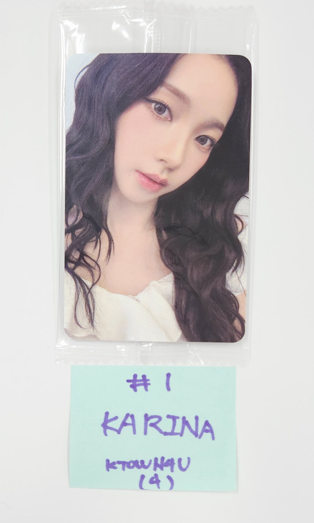 Aespa "Dirty Work" - Ktown4U Fansign Event Photocard [25.7.28]