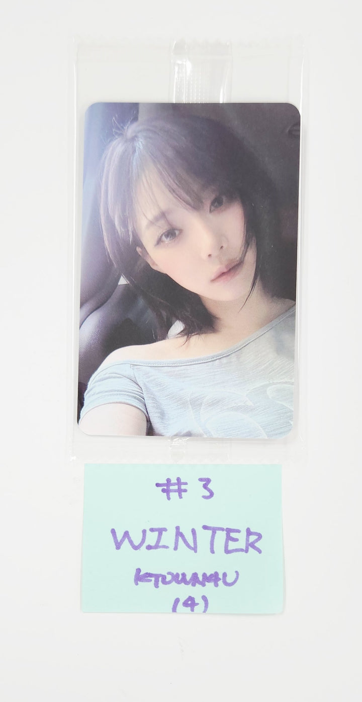 Aespa "Dirty Work" - Ktown4U Fansign Event Photocard [25.7.28]