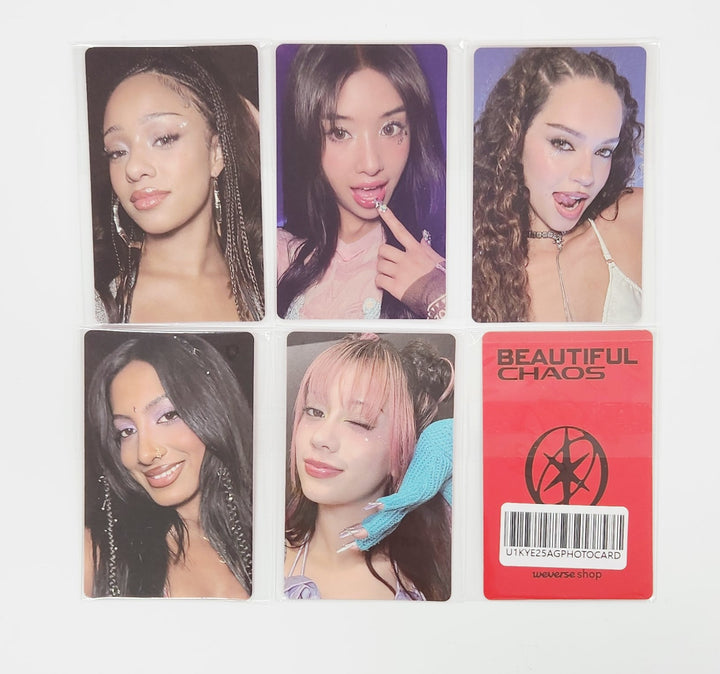 KATSEYE "BEAUTIFUL CHAOS" - Weverse Shop Fansign Event Photocard [25.7.28]