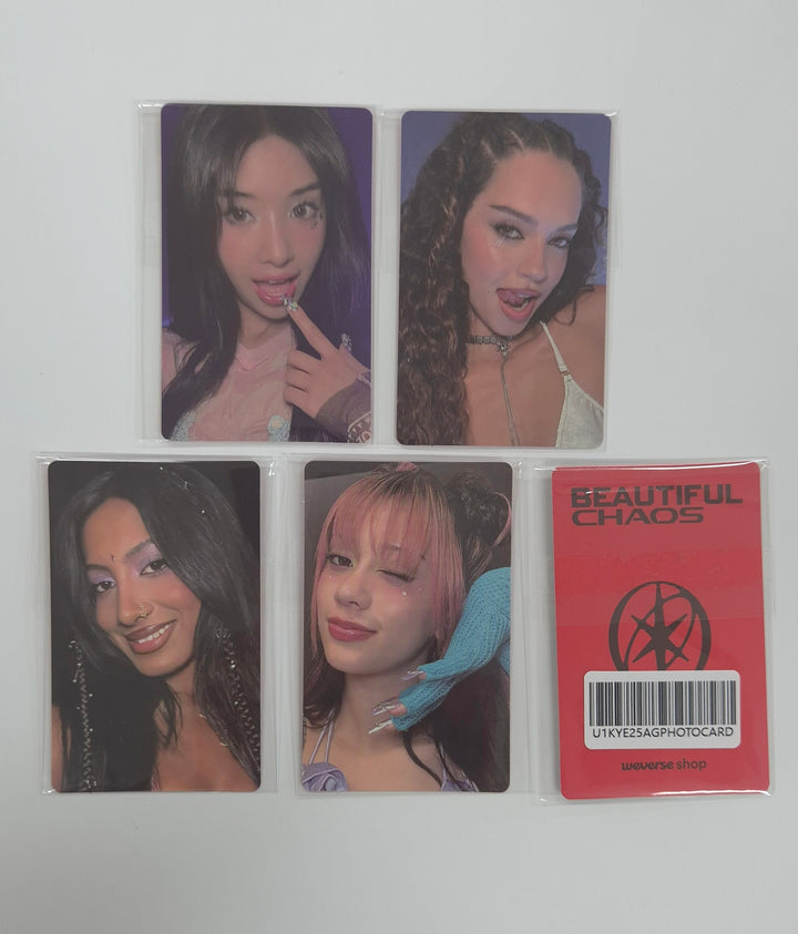 KATSEYE "BEAUTIFUL CHAOS" - Weverse Shop Fansign Event Photocard R2 [25.7.29]