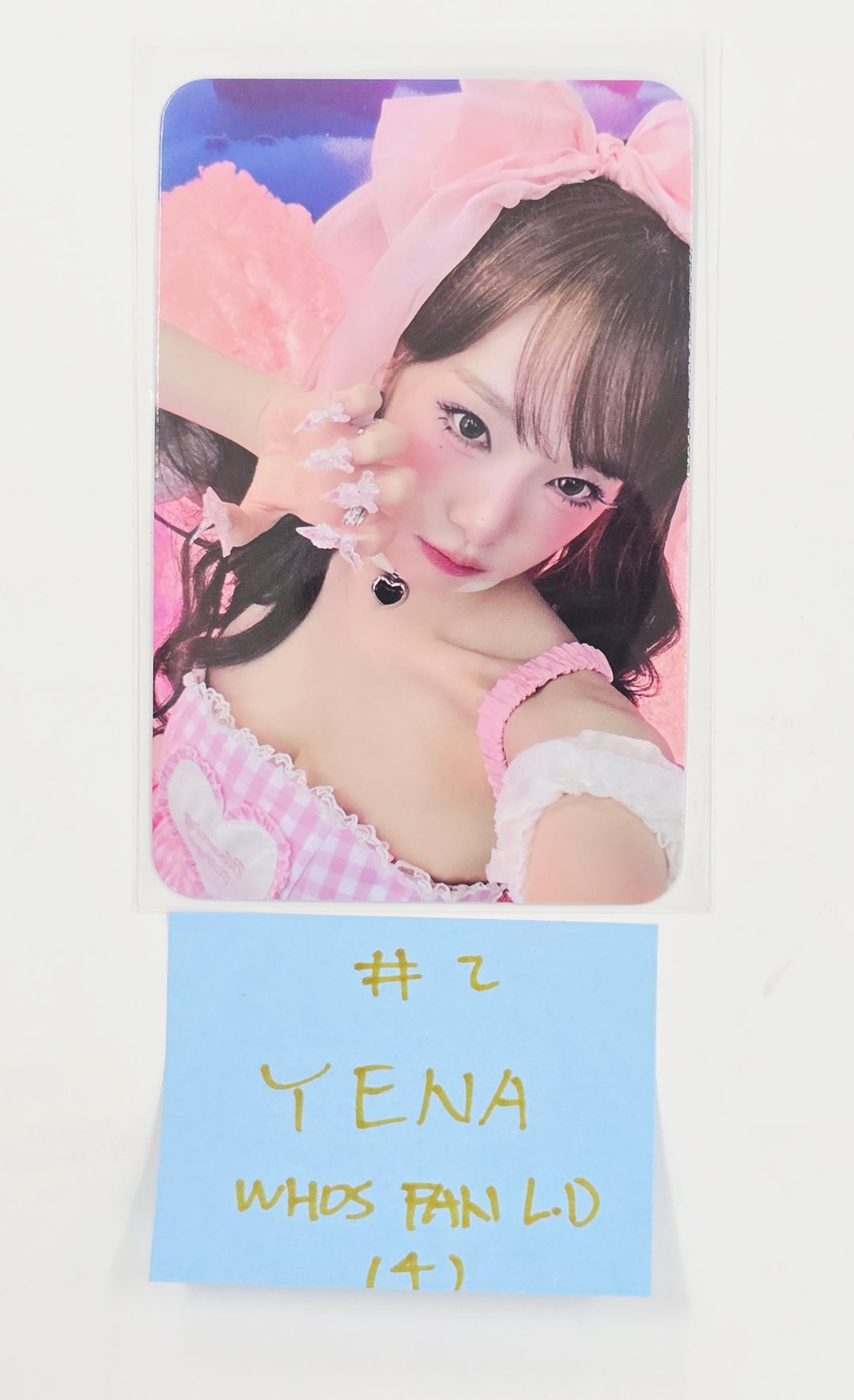 YENA "Blooming Wings" - Who's Fan Lucky Draw Event Photocard [25.7.30]