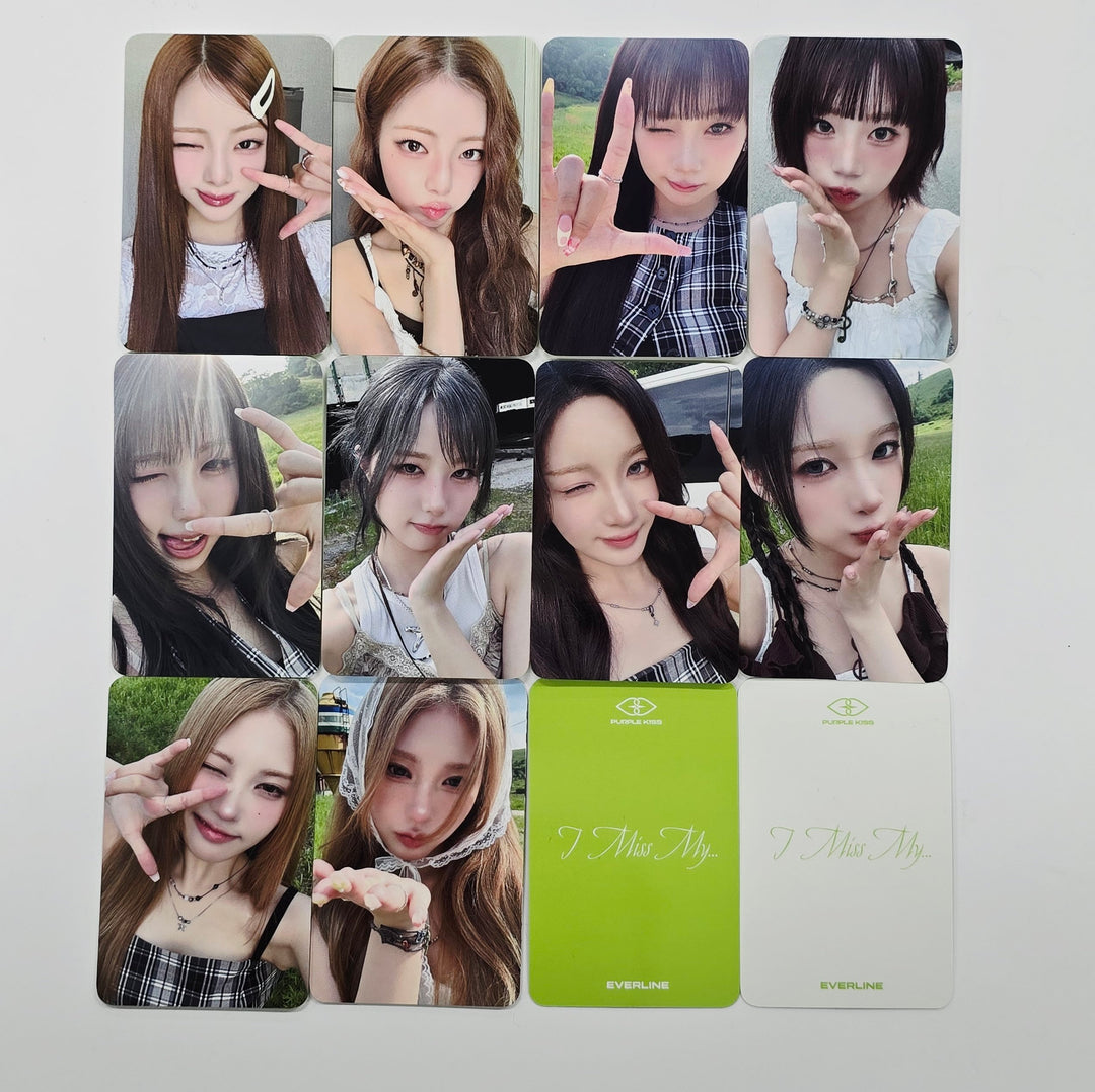 PURPLE KISS "I Miss My..." - Everline Fansign Event Photocard [25.7.30]