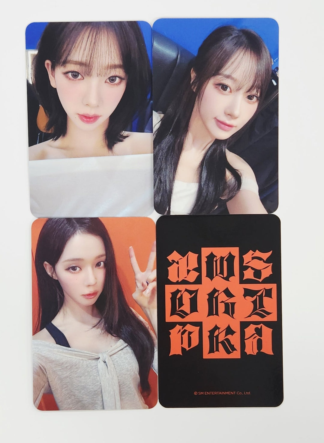 Aespa "Dirty Work" - Makestar Fansign Event Photocard [25.7.30]