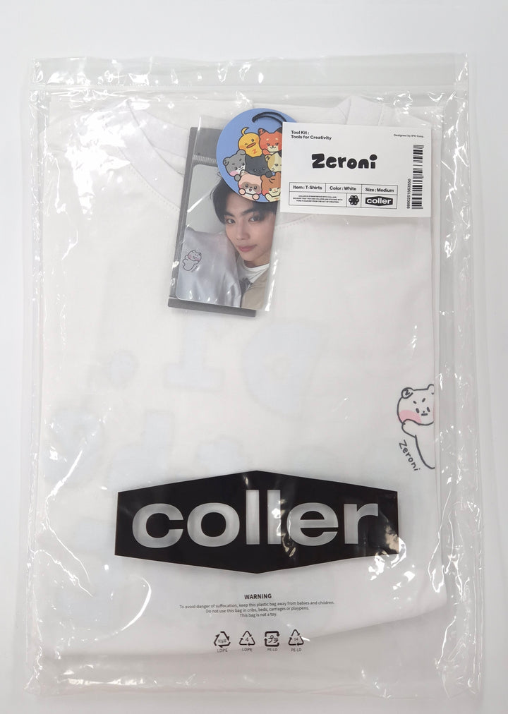 ZB1 X Line Friends square short-sleeved T-shirt (PARK GUNWOOK  Size M )