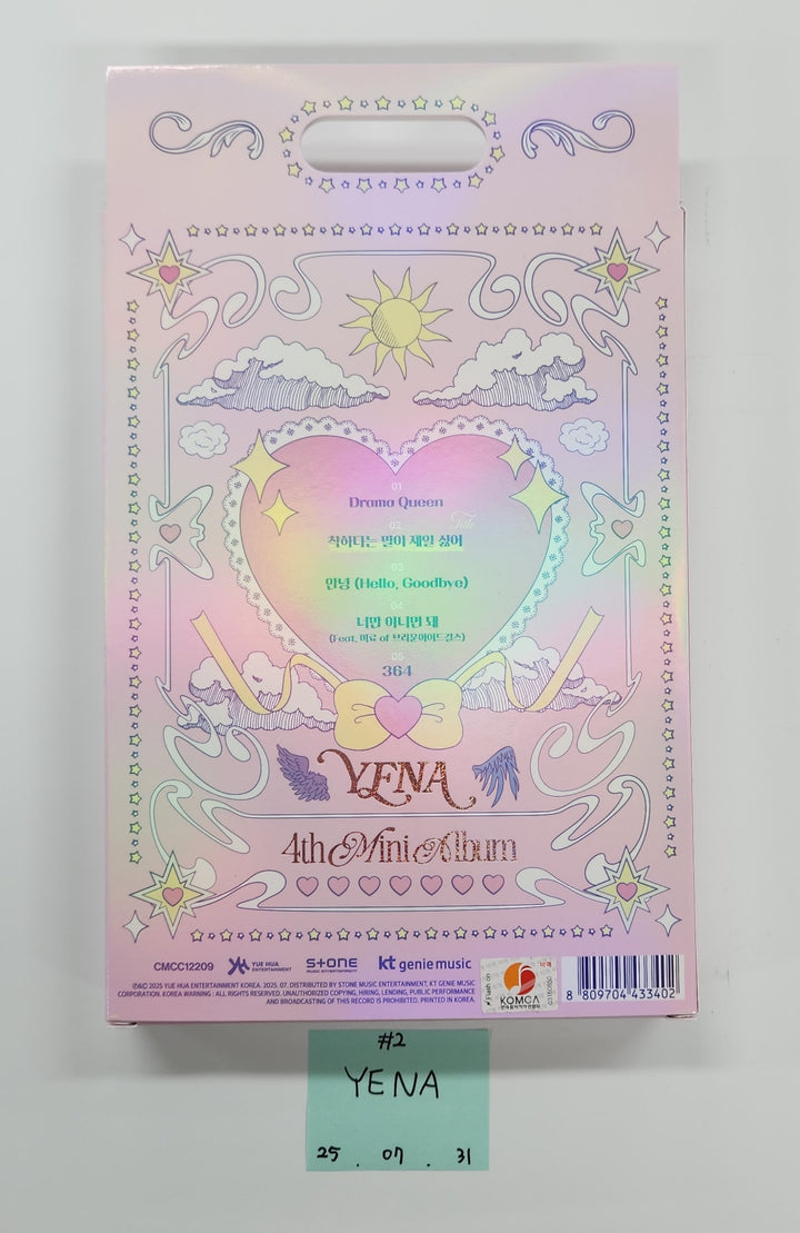 YENA "Blooming Wings" - Hand Autographed(Signed) Album [25.7.31]