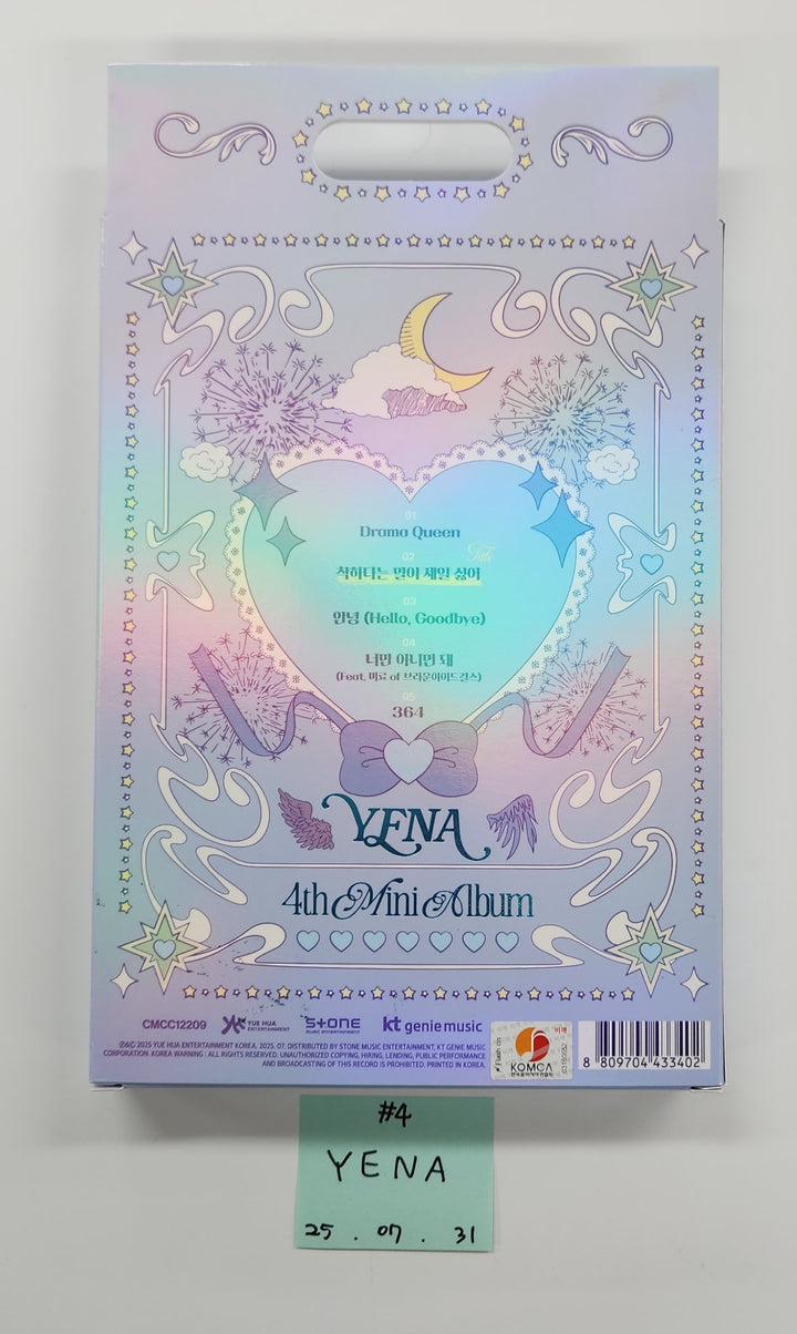 YENA "Blooming Wings" - Hand Autographed(Signed) Album [25.7.31]