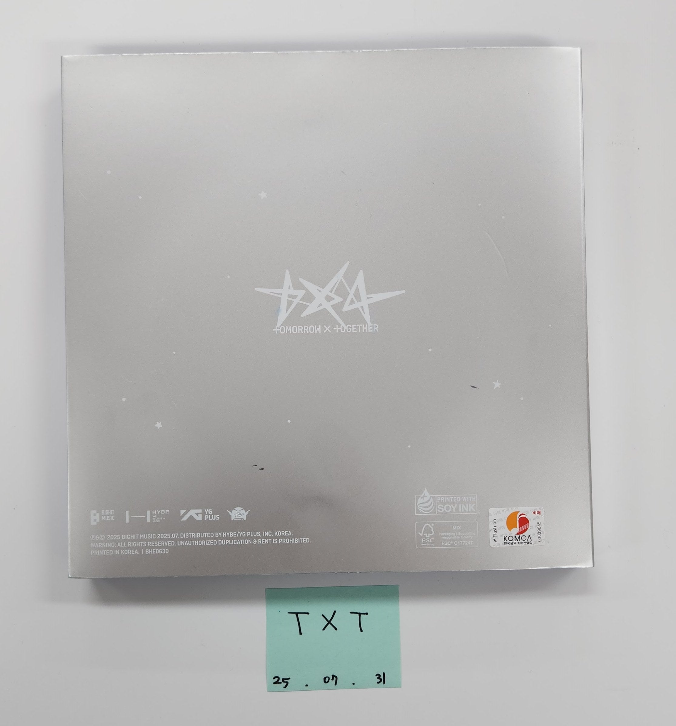 txt アルバム20枚 TOMORROW X TOGETHER (TXT)