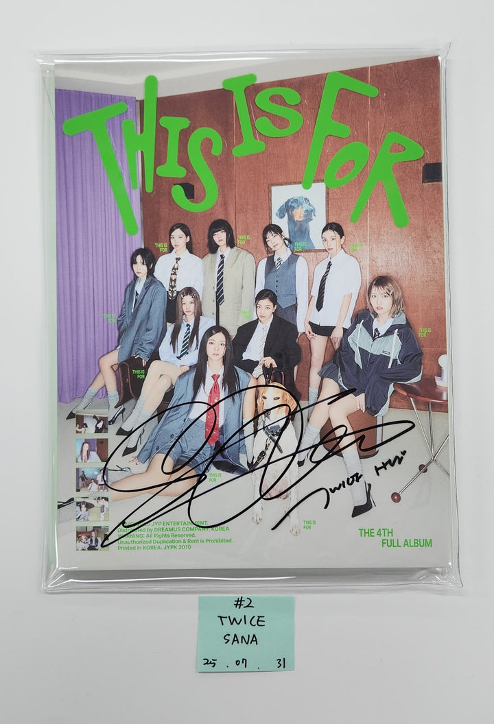 TWICE "Episode 25" - Hand Autographed(Signed) Album [25.7.31]
