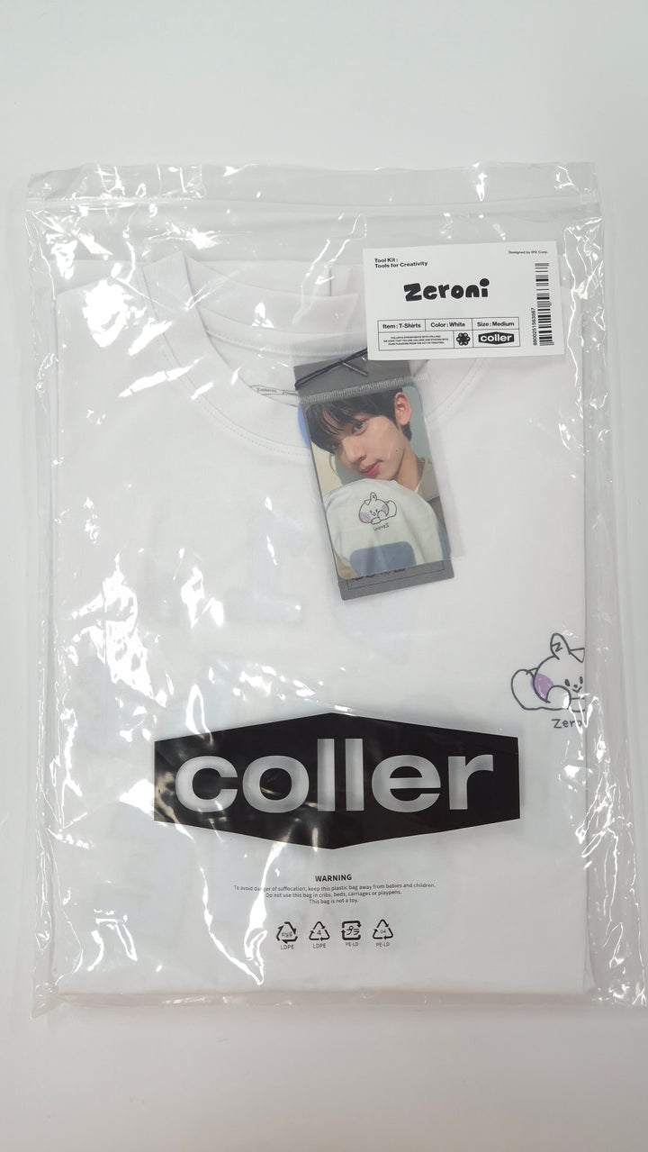 ZB1 X Line Friends square short-sleeved T-shirt HAN YUJIN  Size L )